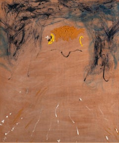 Night call Nicolas Kennett 21st Century British painting animal owl bird