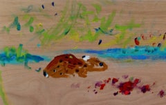 Parfait jour Nicolas Kennett Peinture contemporaine paysage d'art animalier