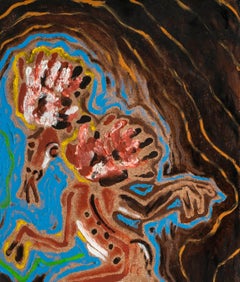 Silence Nicolas Kennett - Art contemporain du 21e siècle - Peinture - Shamanisme animal