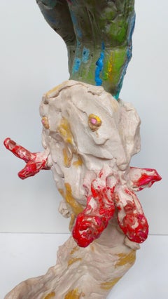 Feeding Nicolas Kennett Sculpture contemporaine en terre cuite - Nature animal