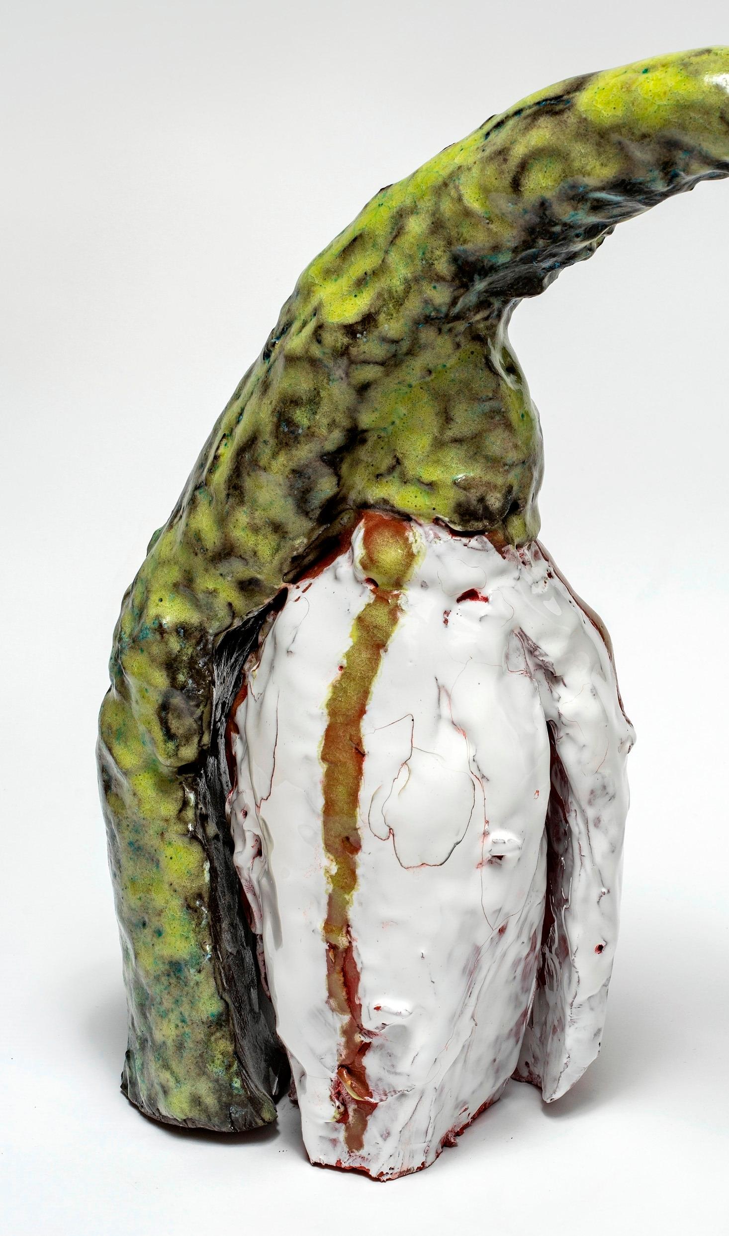Nicolas Kennett Sculpture contemporaine fleur en terre cuite en forme de goutte de neige plante de nature en vente 3