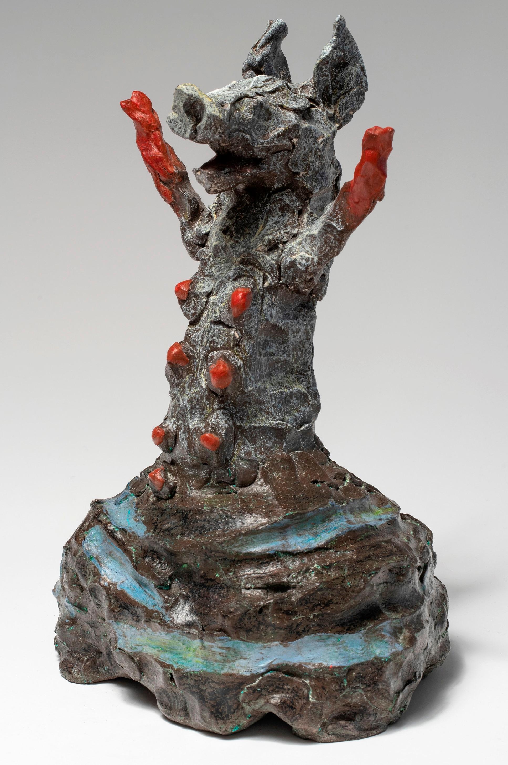 Sow Nicolas Kennett, zeitgenössische Skulptur, Terrakotta-Tierskulptur, 21. Jahrhundert im Angebot 1