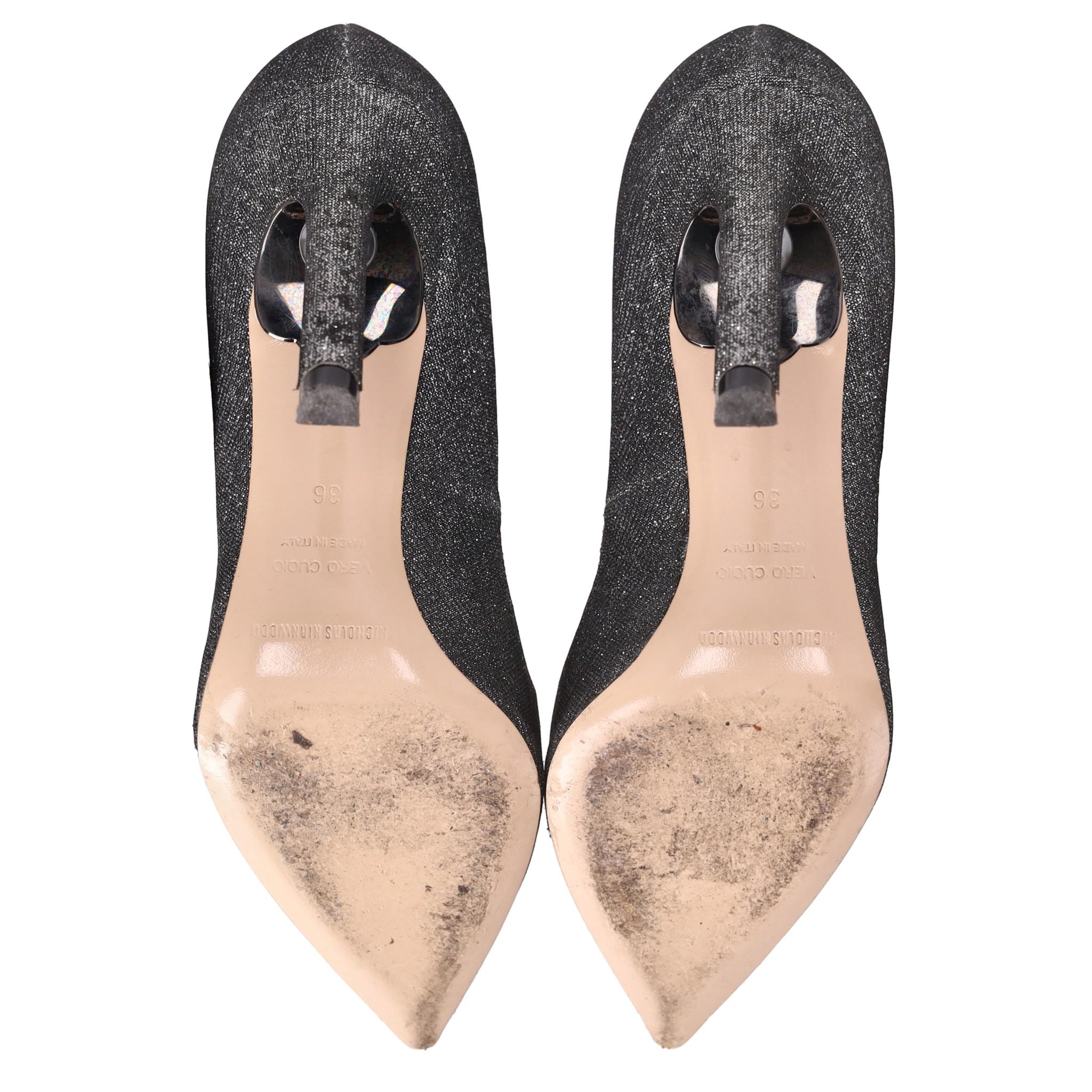 Women's Nicolas Kirkwood Glitter Pearl Embellished Heels