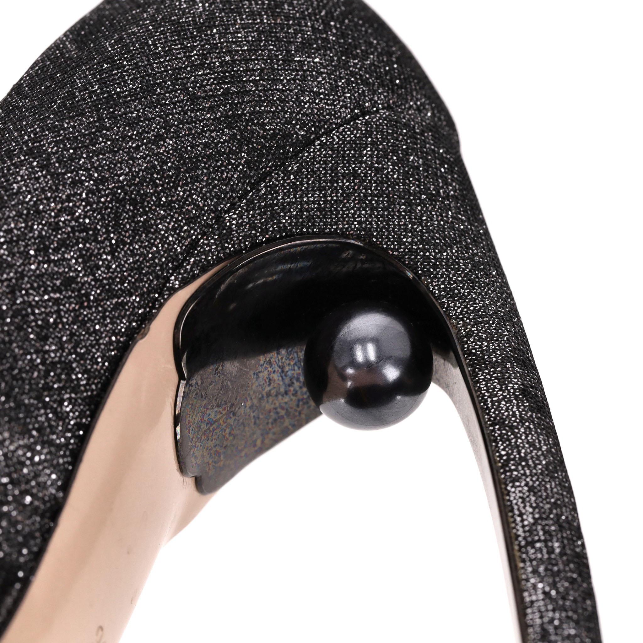 Nicolas Kirkwood Glitter Pearl Embellished Heels 1