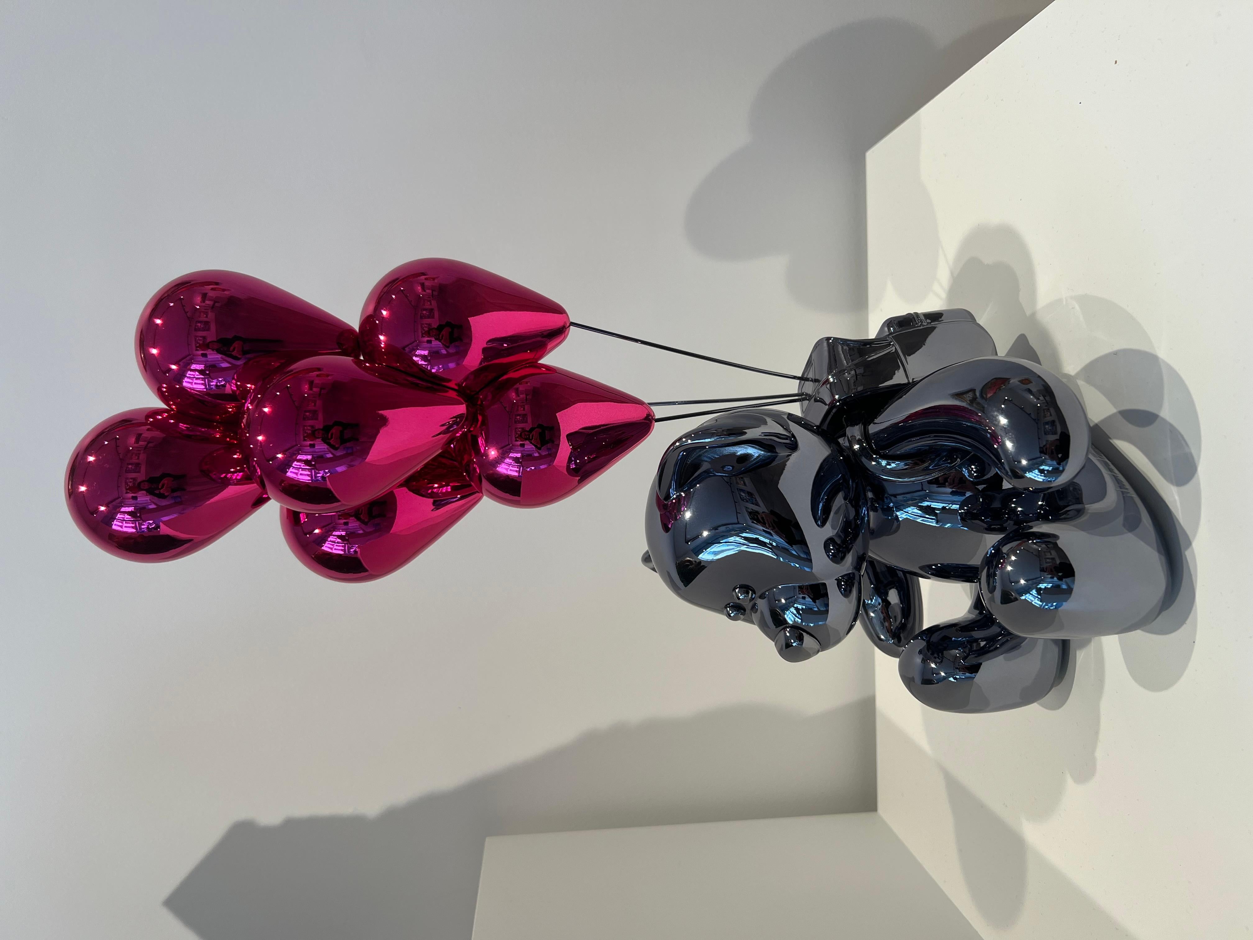 Osito Globos Elevación Rosa en venta 3