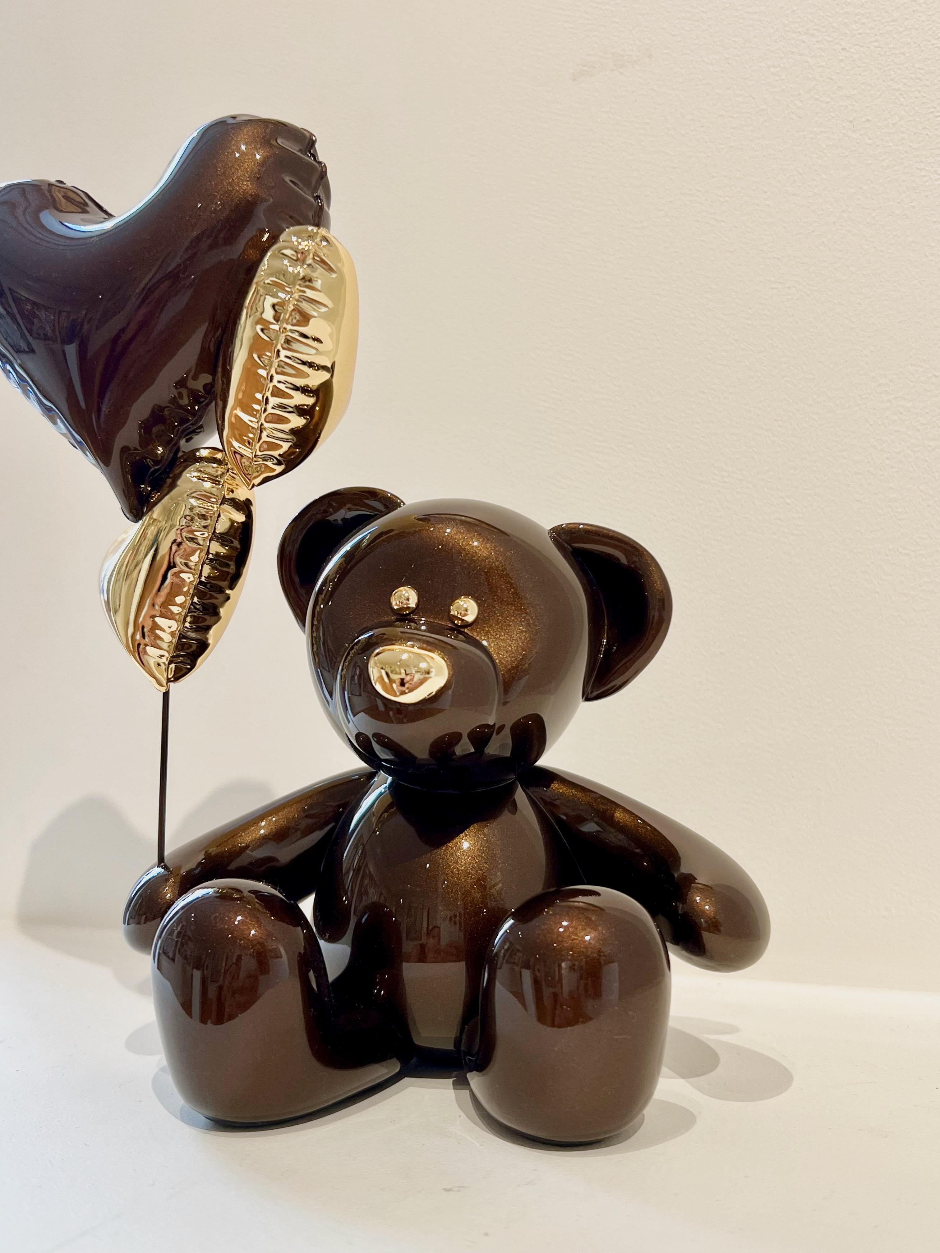 Teddy Brothers Brown/Or Chrome en vente 3