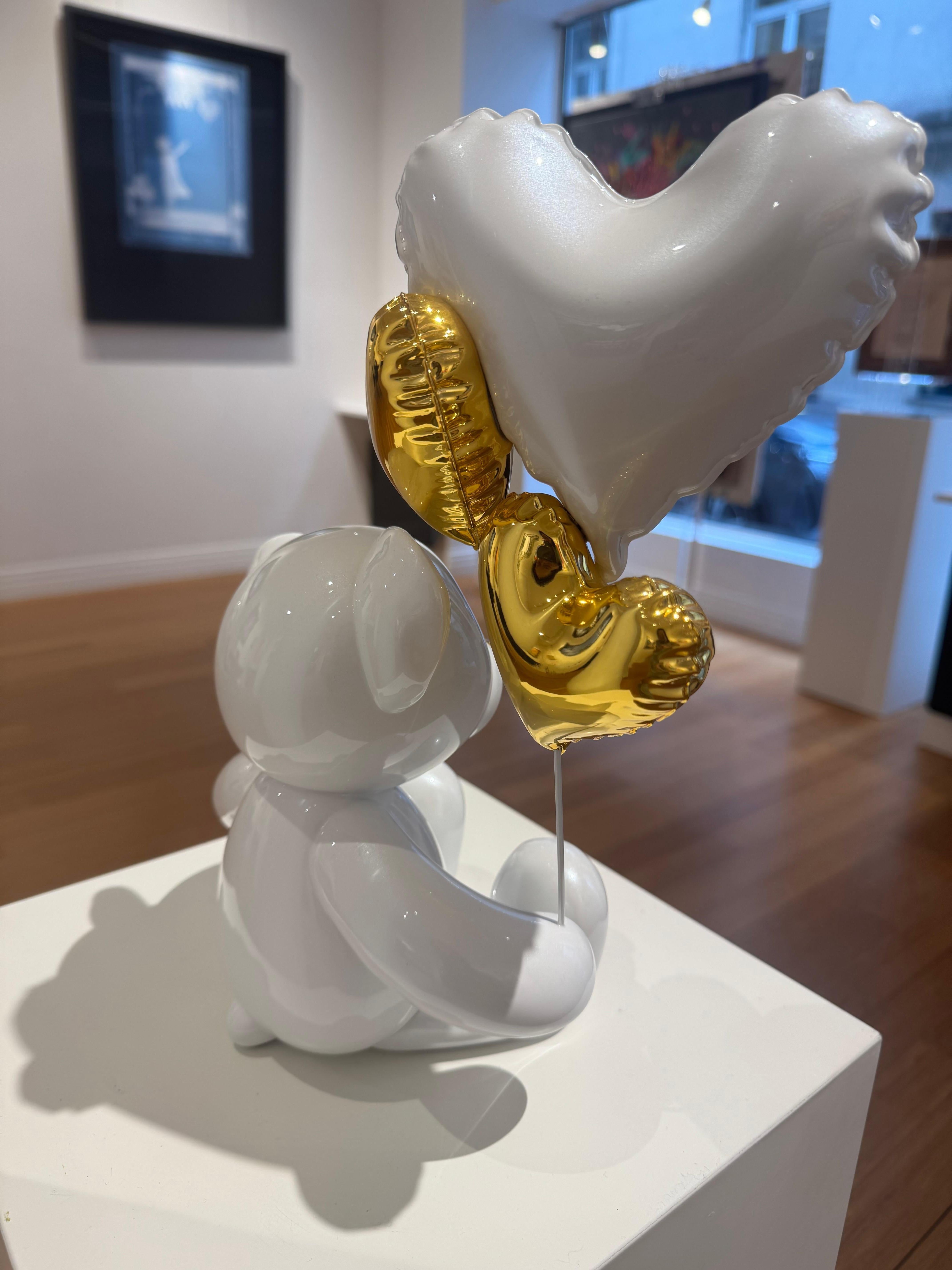 Teddy Love - Pearl White & Gold For Sale 4