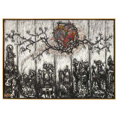 Stephen Thomas Rascoe Abstract Landscape 'Forest' For Sale at 1stDibs