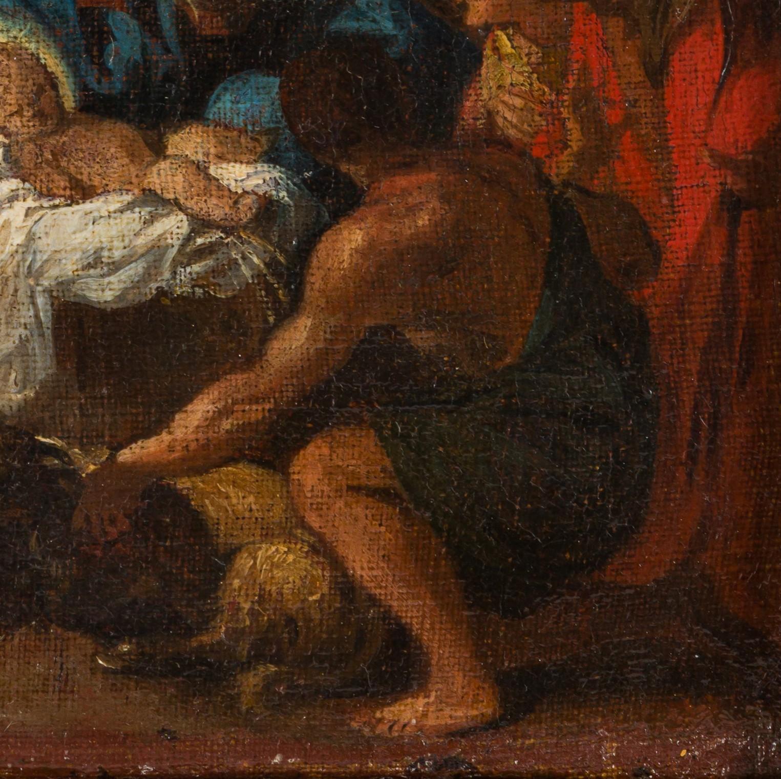 A first thought for Nicolas Loir's Adoration of the Shepherds at the Louvre For Sale 3