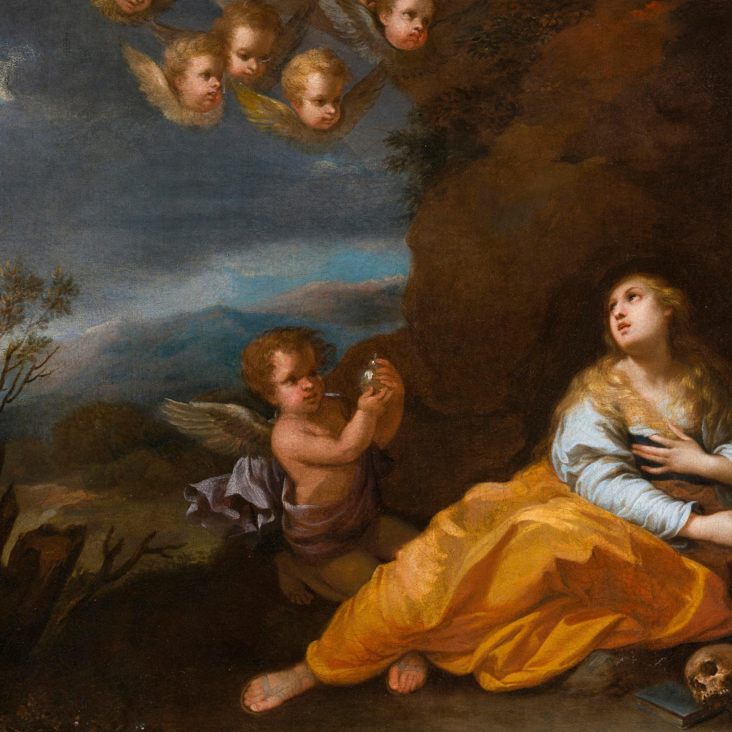 Santa Maria Maddalena Penitente - Painting di Nicolas Loir 