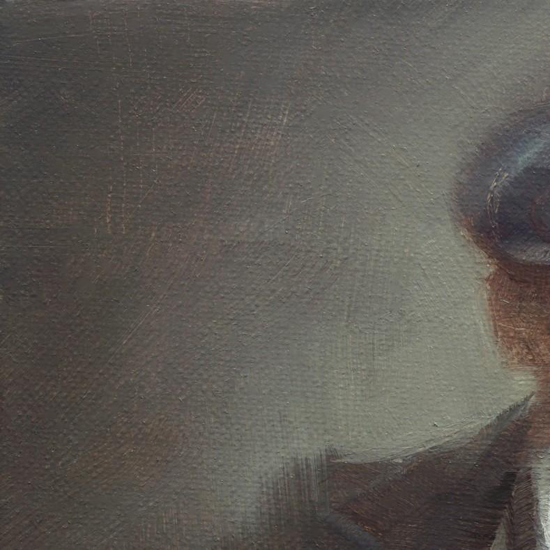 „Arthur“ (2024) von Nicolas Martin, Original-Ölgemälde auf Tafel im Angebot 3