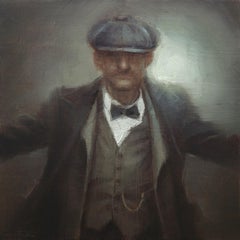 "Arthur" (2024) By Nicolas Martin, Original Oil Painting on Panel