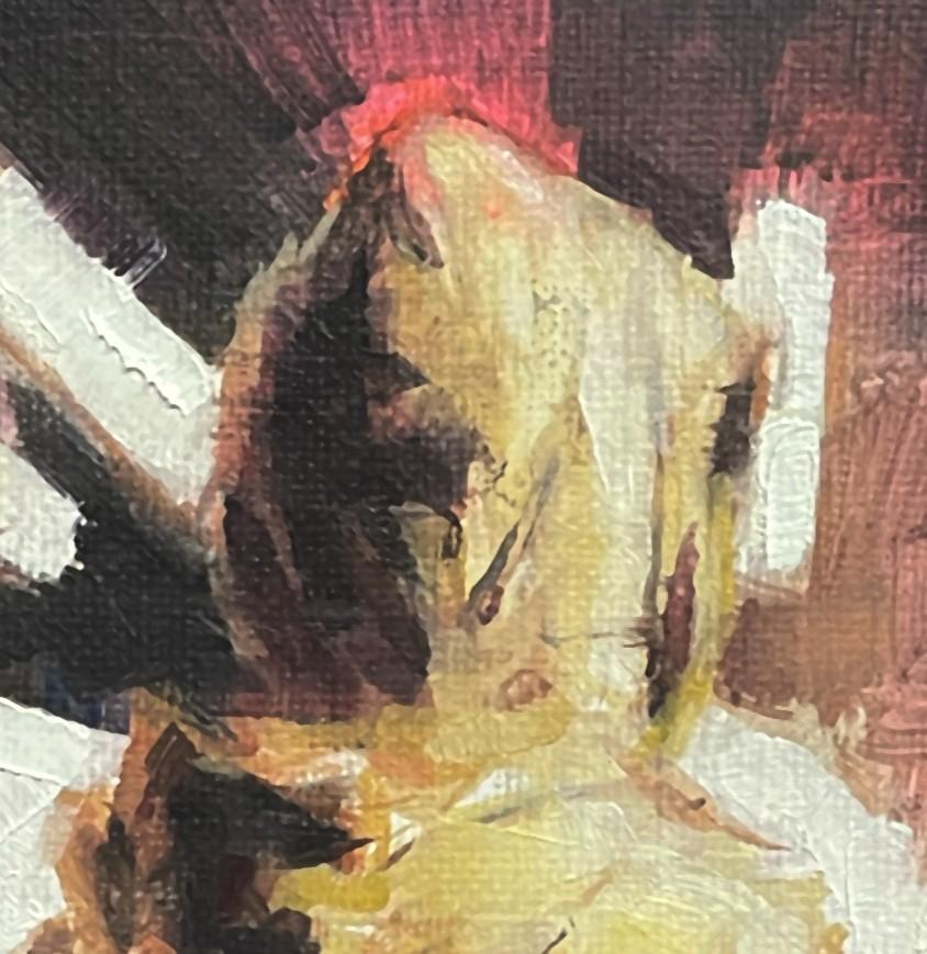 „Houdini“ (2024) von Nicolas Martin, Original-Ölgemälde auf Tafel im Angebot 5