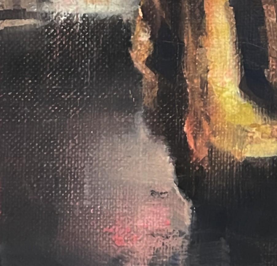 „Houdini“ (2024) von Nicolas Martin, Original-Ölgemälde auf Tafel im Angebot 7
