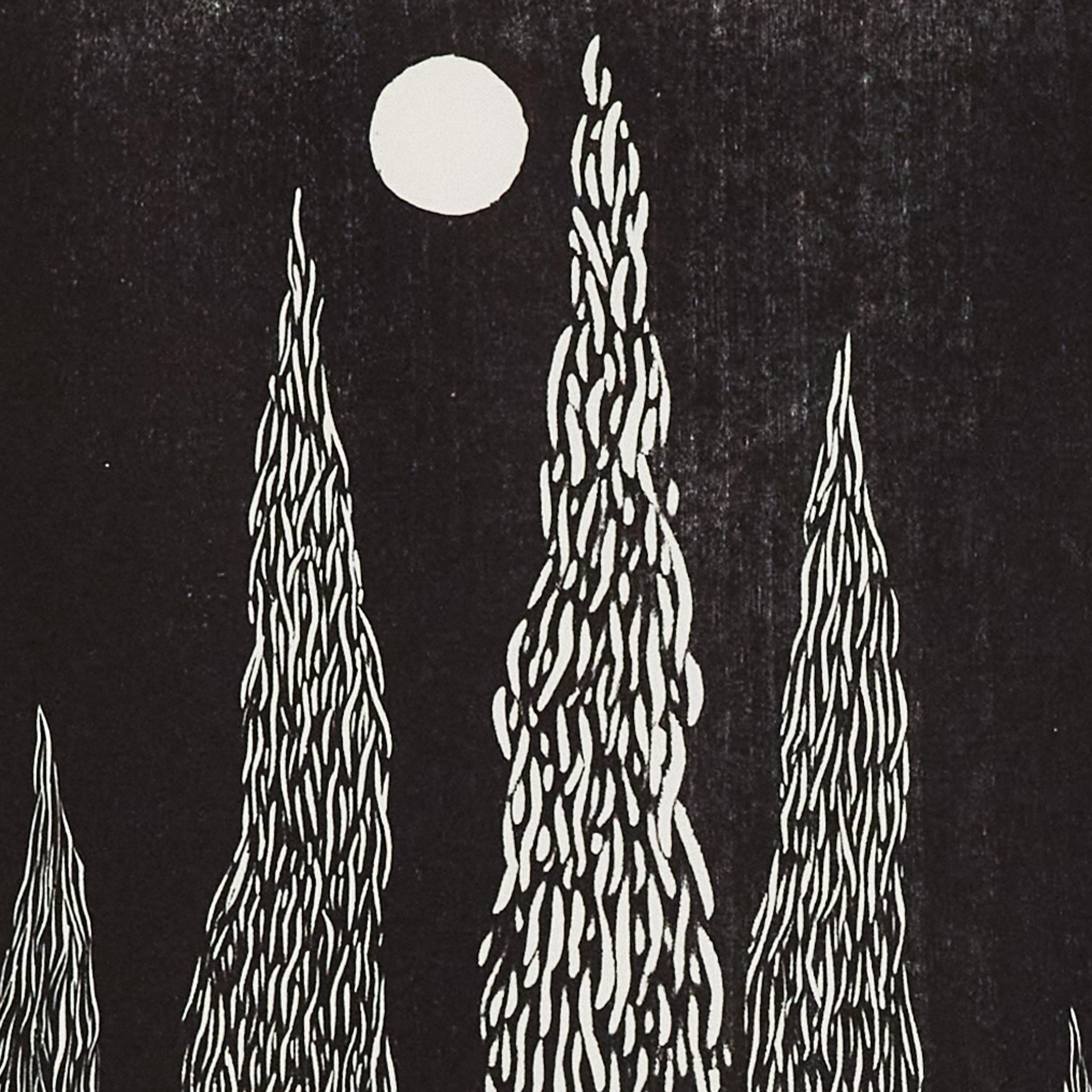 Trees - Contemporary Print by Nicolas Party