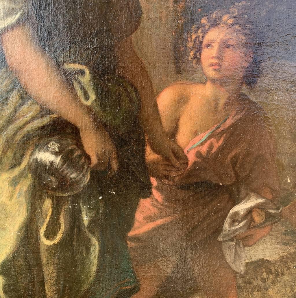 Seguace Nicolas Poussin (scuola romana) - pittura di figura del XVIII secolo 9