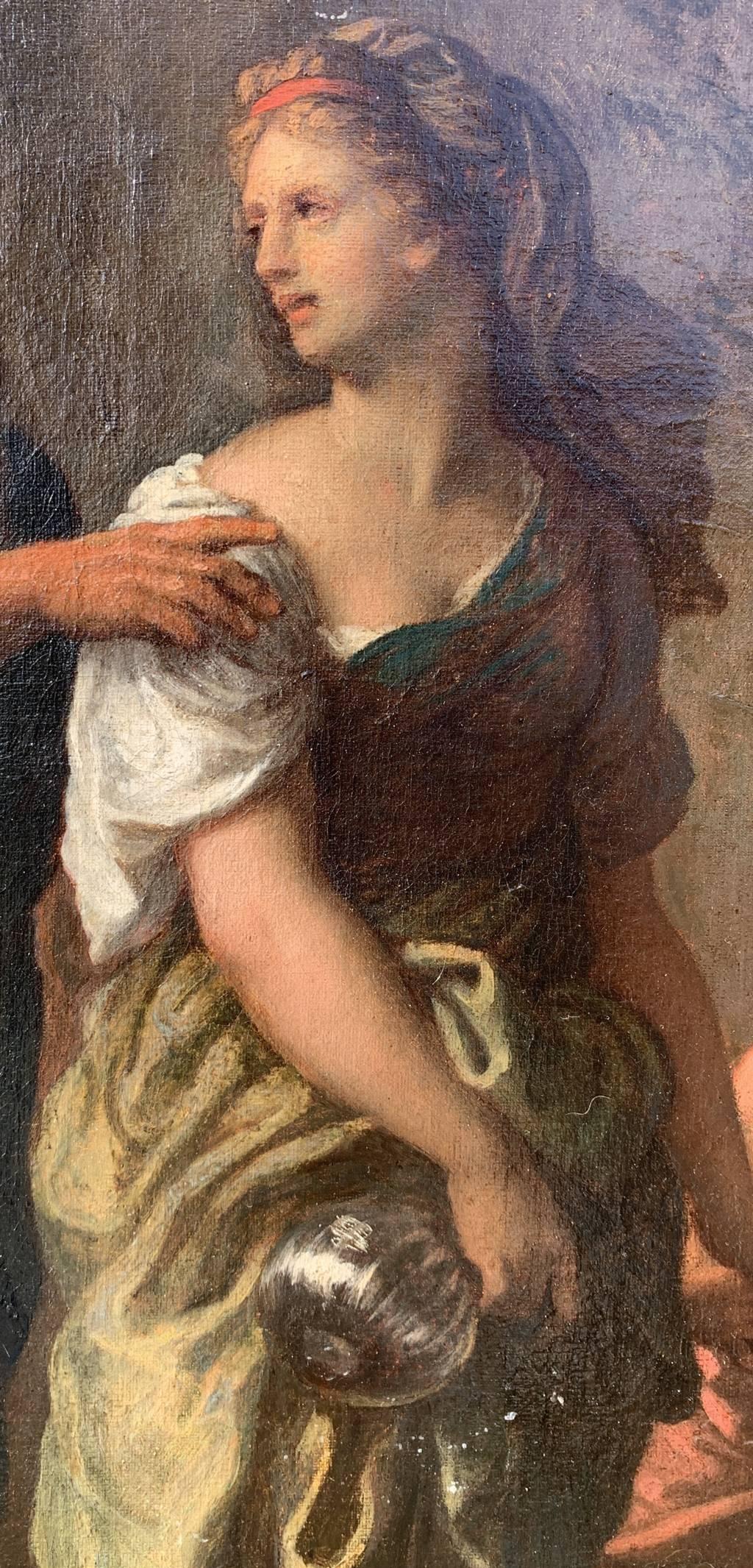Seguace Nicolas Poussin (scuola romana) - pittura di figura del XVIII secolo 10