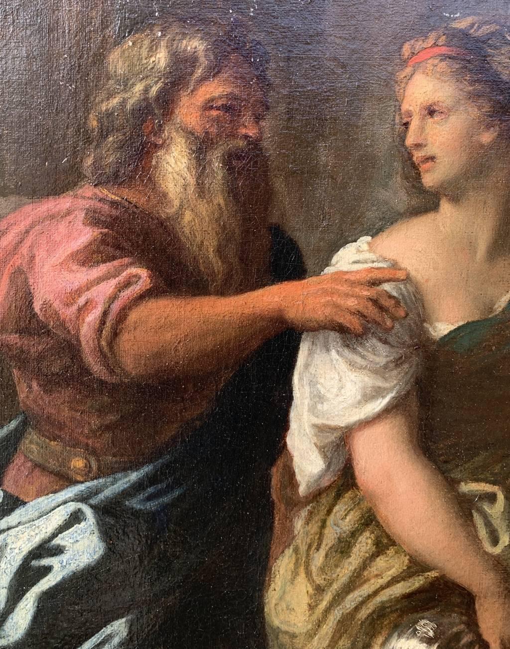 Seguace Nicolas Poussin (scuola romana) - pittura di figura del XVIII secolo 11