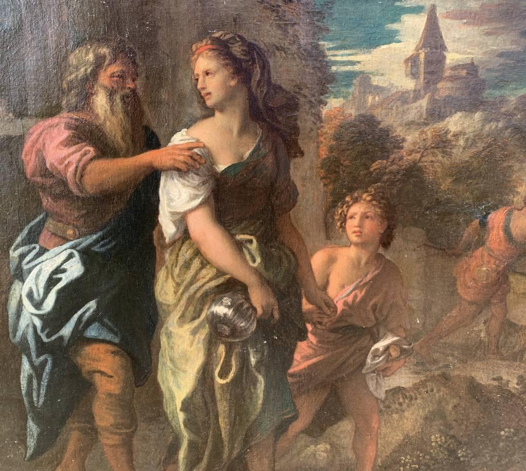 Seguace Nicolas Poussin (scuola romana) - pittura di figura del XVIII secolo 3