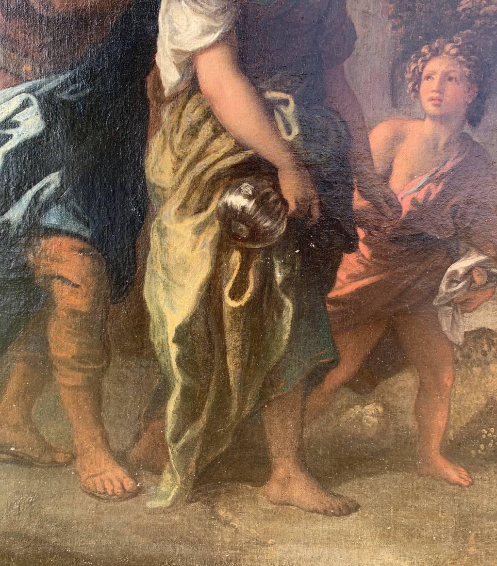 Seguace Nicolas Poussin (scuola romana) - pittura di figura del XVIII secolo 4