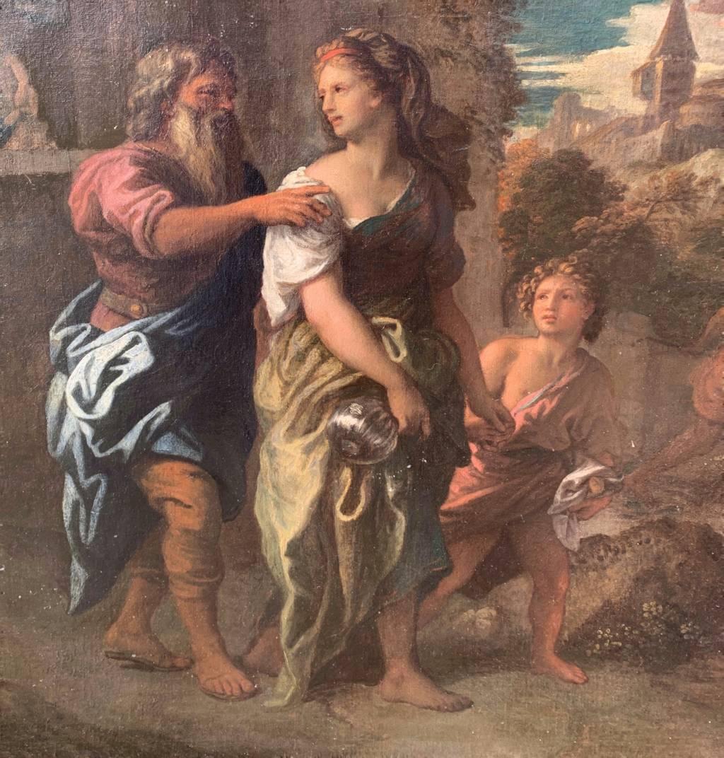 Seguace Nicolas Poussin (scuola romana) - pittura di figura del XVIII secolo 5