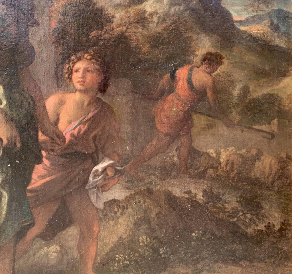 Seguace Nicolas Poussin (scuola romana) - pittura di figura del XVIII secolo 6