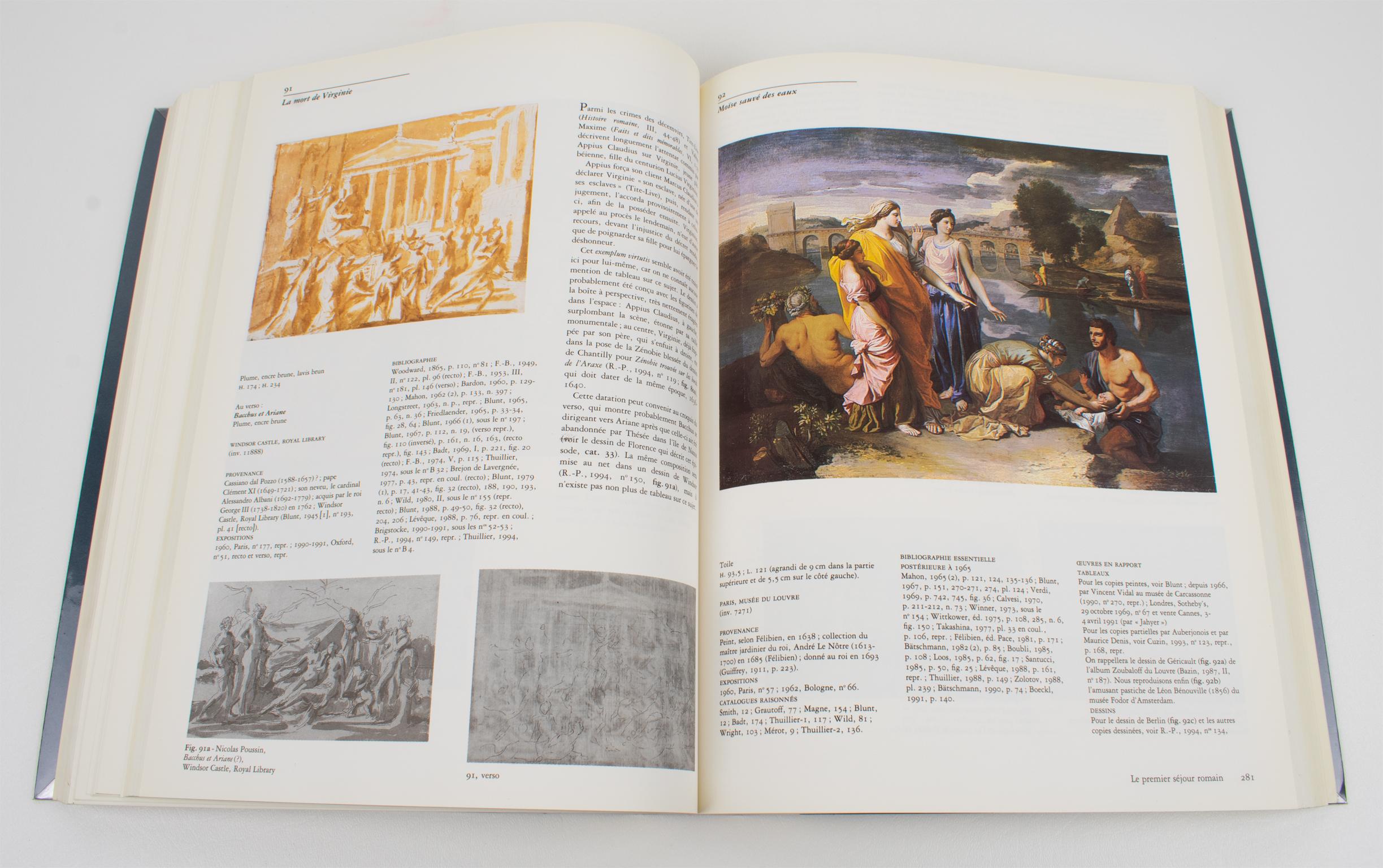 Nicolas Poussin, French Book by Pierre Rosenberg, 1994 en vente 3