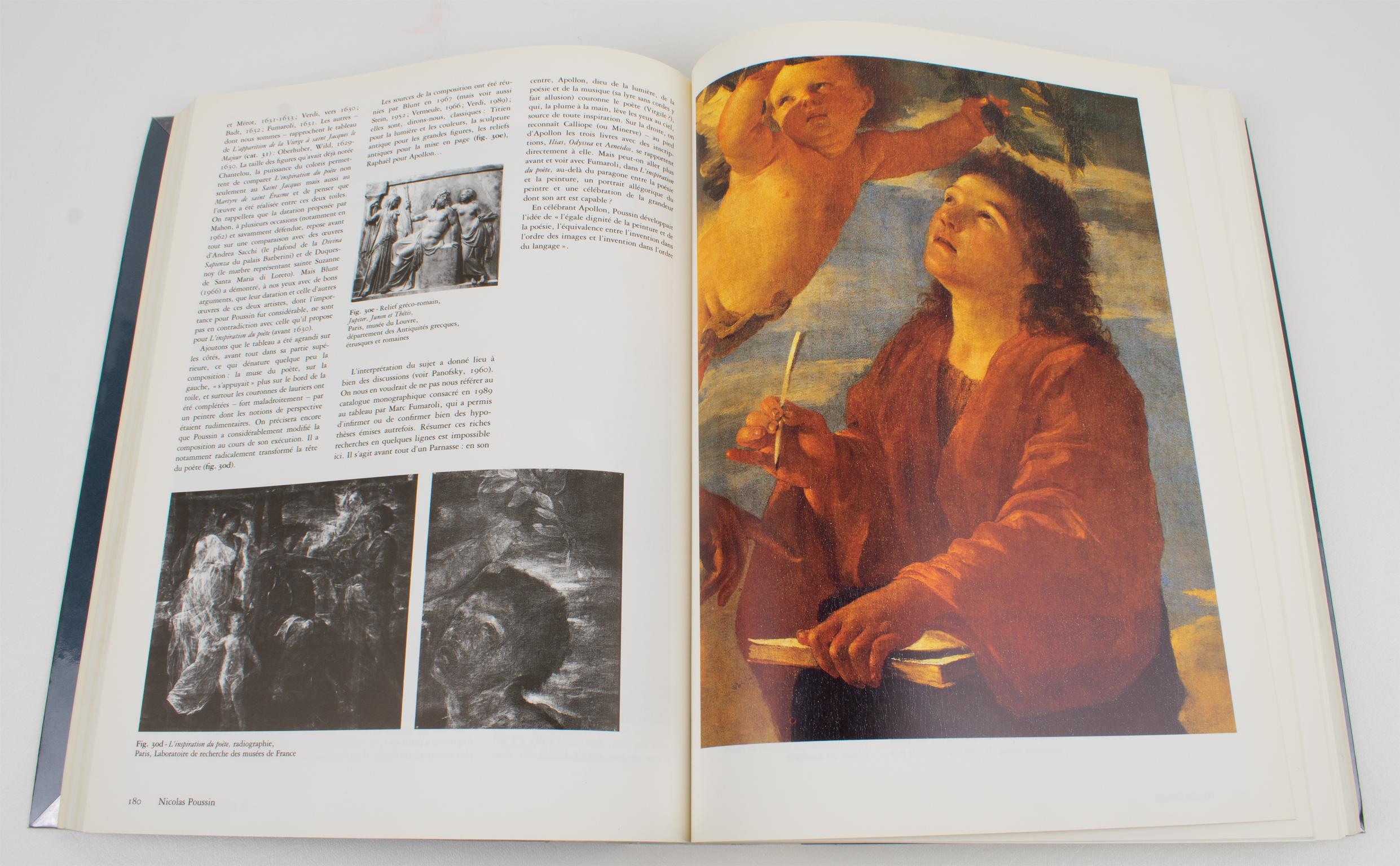 Nicolas Poussin, French Book by Pierre Rosenberg, 1994 en vente 4