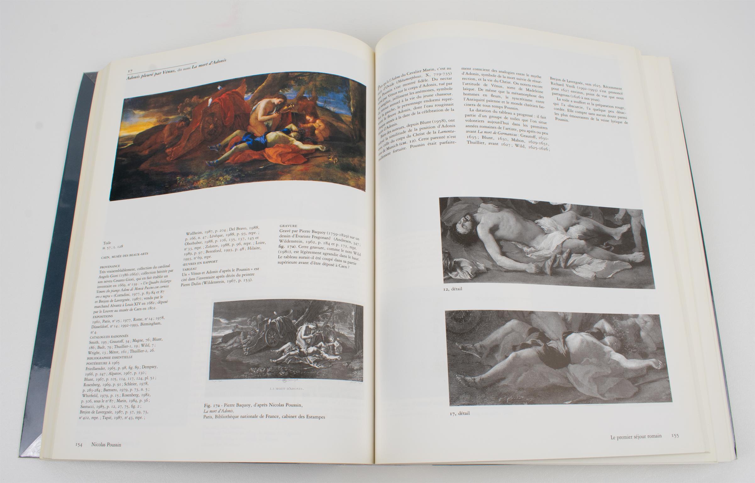 Nicolas Poussin, French Book by Pierre Rosenberg, 1994 en vente 5