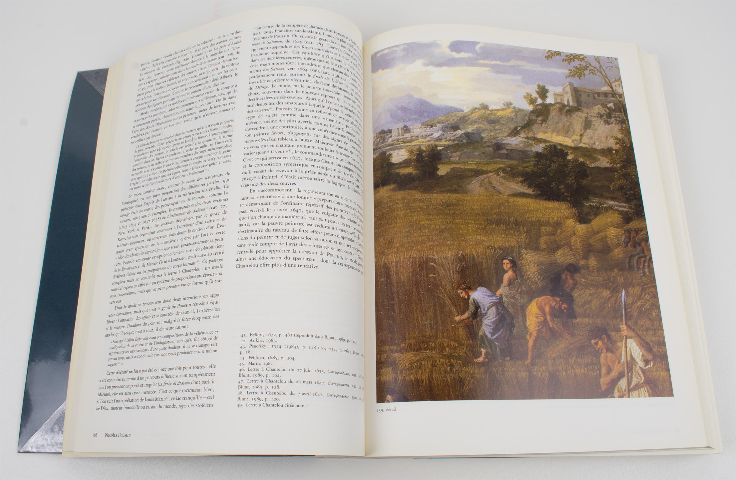 Nicolas Poussin, French Book by Pierre Rosenberg, 1994 en vente 6