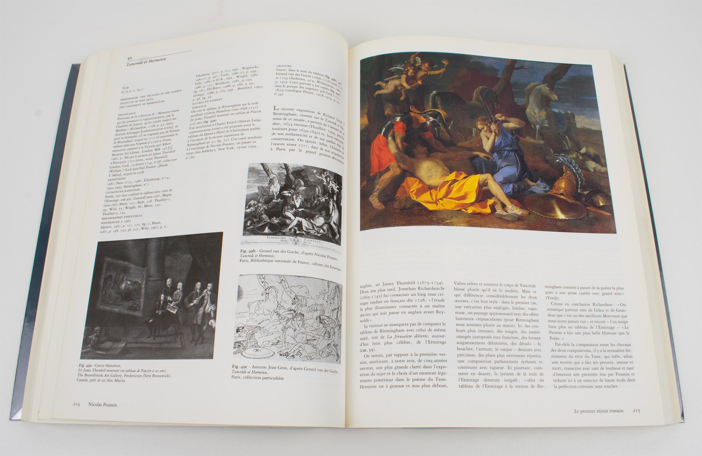 Nicolas Poussin, French Book by Pierre Rosenberg, 1994 For Sale 1