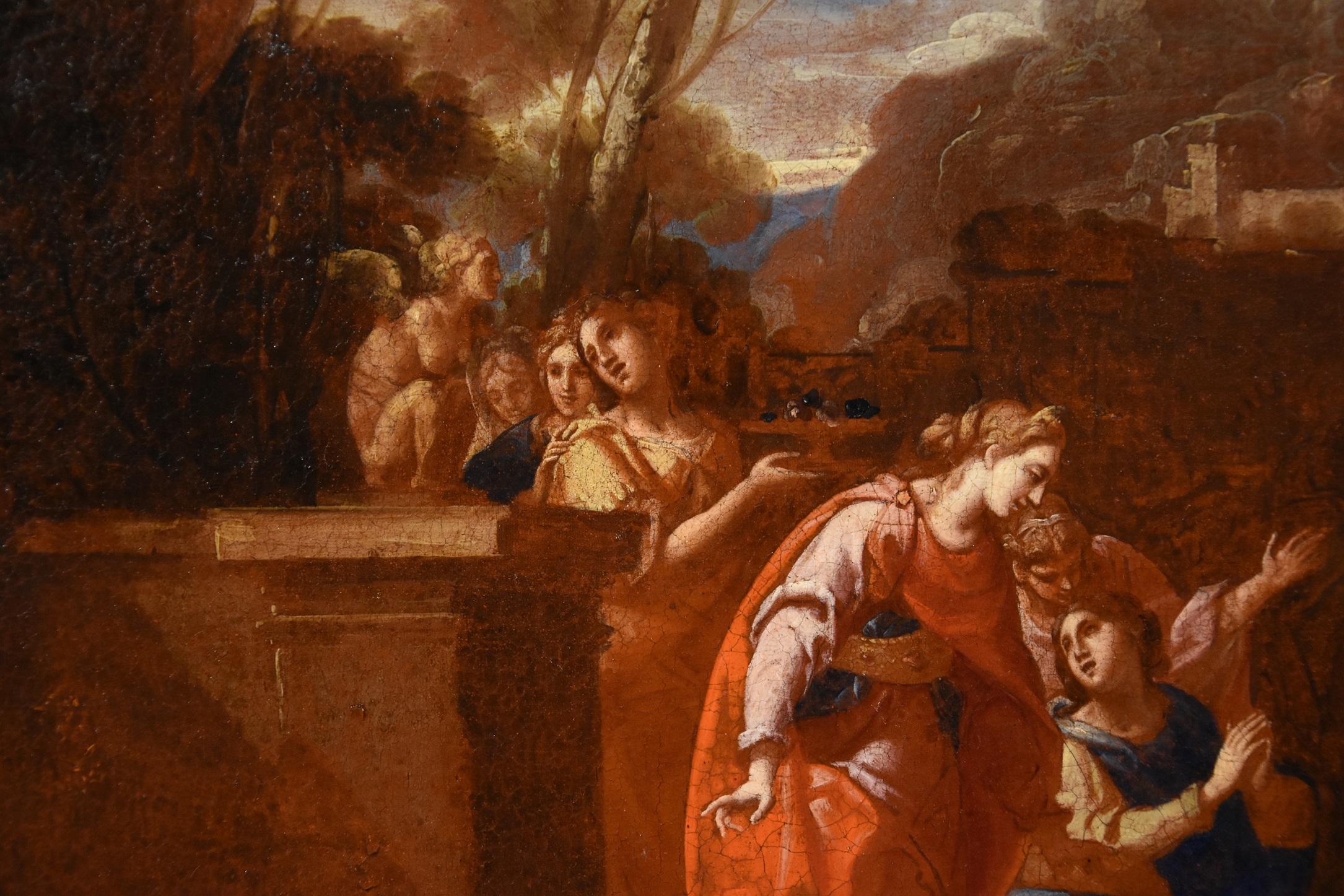 Poussin Moses Landschaft Alter Meister Öl auf Leinwand Gemälde 17. Jahrhundert Italien Kunst im Angebot 8