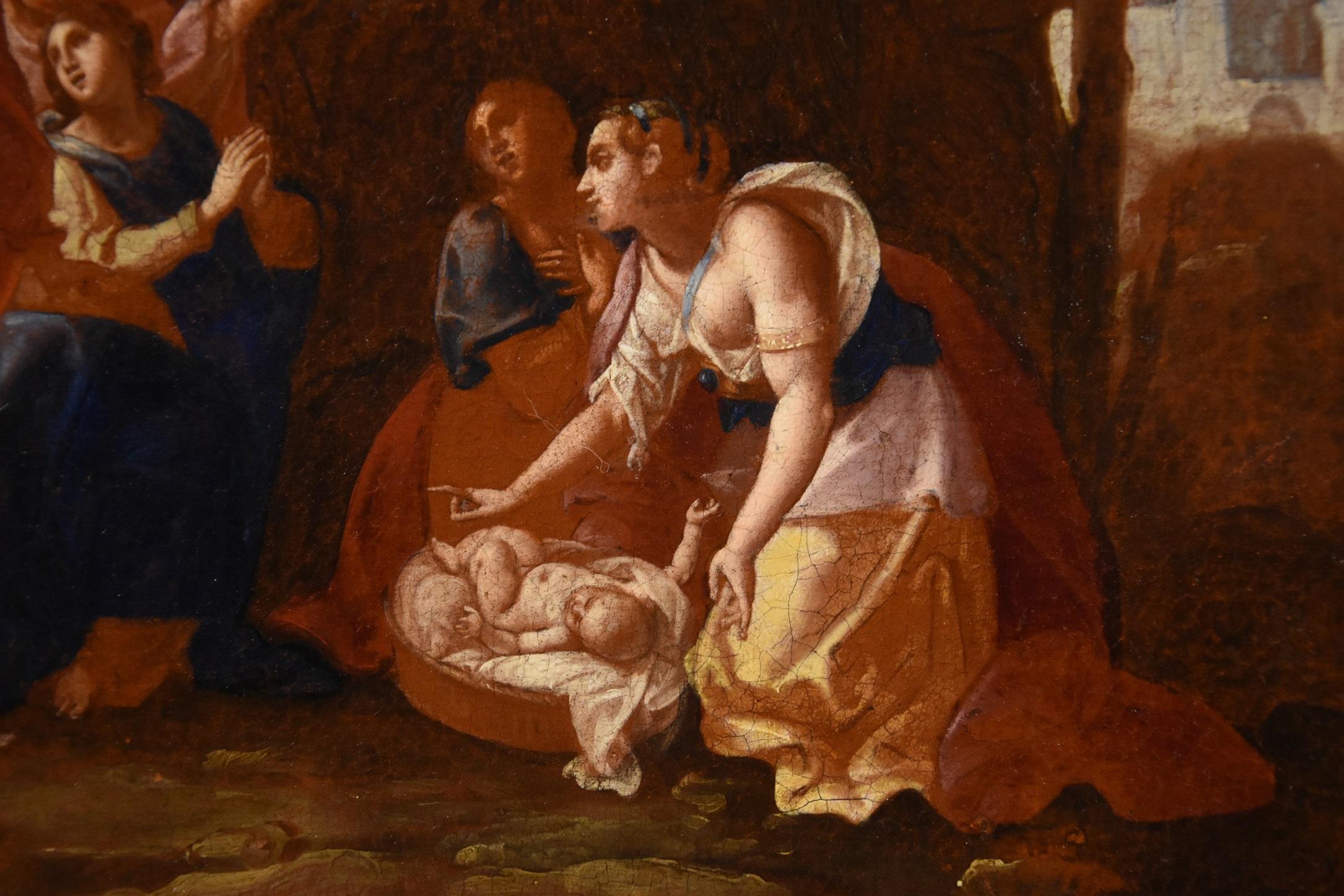 Poussin Moses Landschaft Alter Meister Öl auf Leinwand Gemälde 17. Jahrhundert Italien Kunst im Angebot 9
