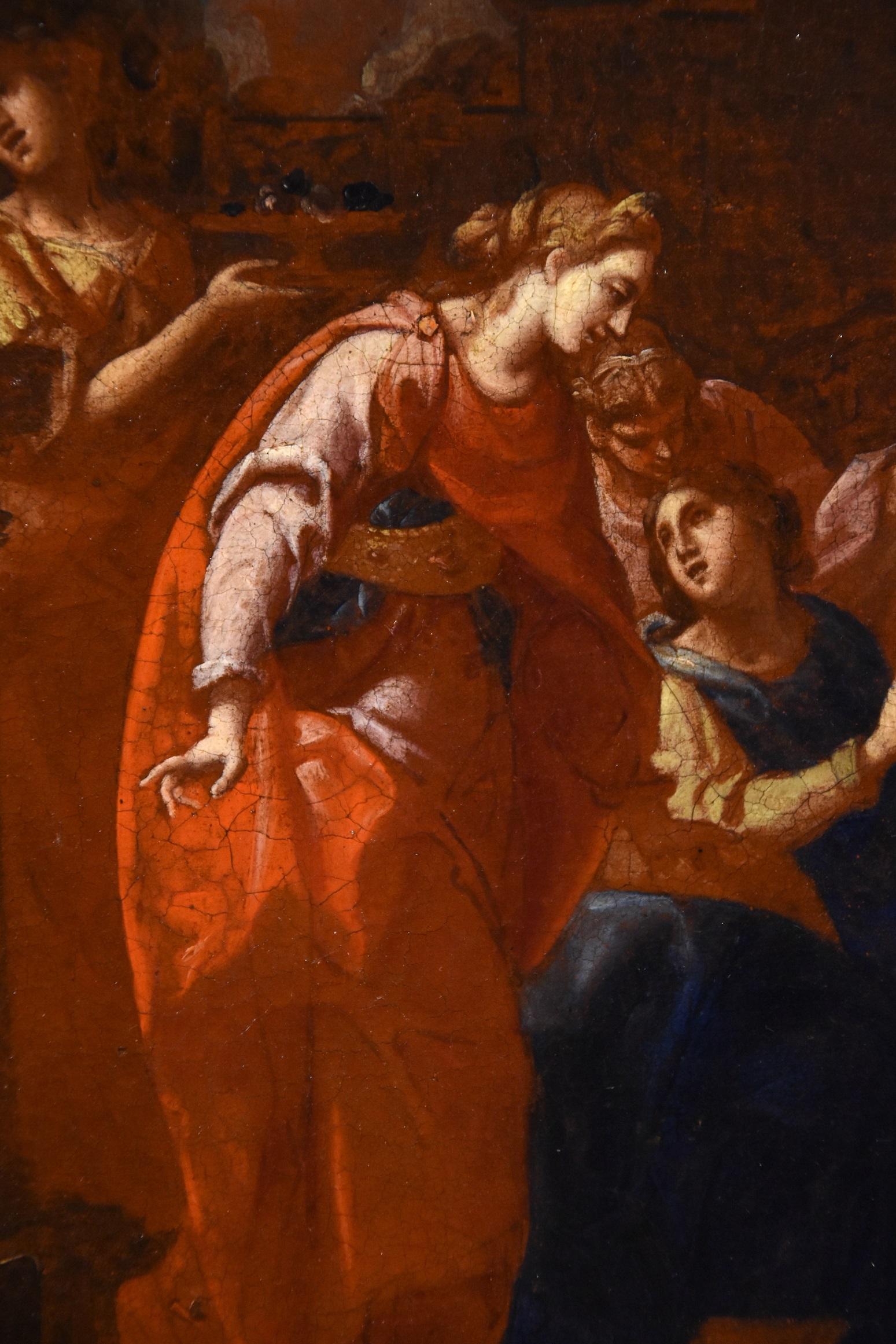 Poussin Moses Landschaft Alter Meister Öl auf Leinwand Gemälde 17. Jahrhundert Italien Kunst im Angebot 11