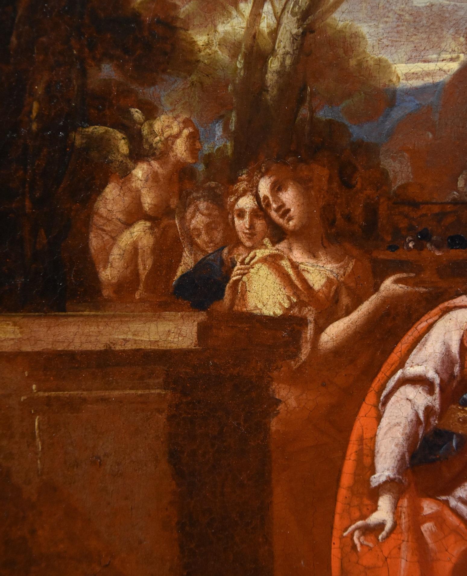 Poussin Moses Landschaft Alter Meister Öl auf Leinwand Gemälde 17. Jahrhundert Italien Kunst im Angebot 13