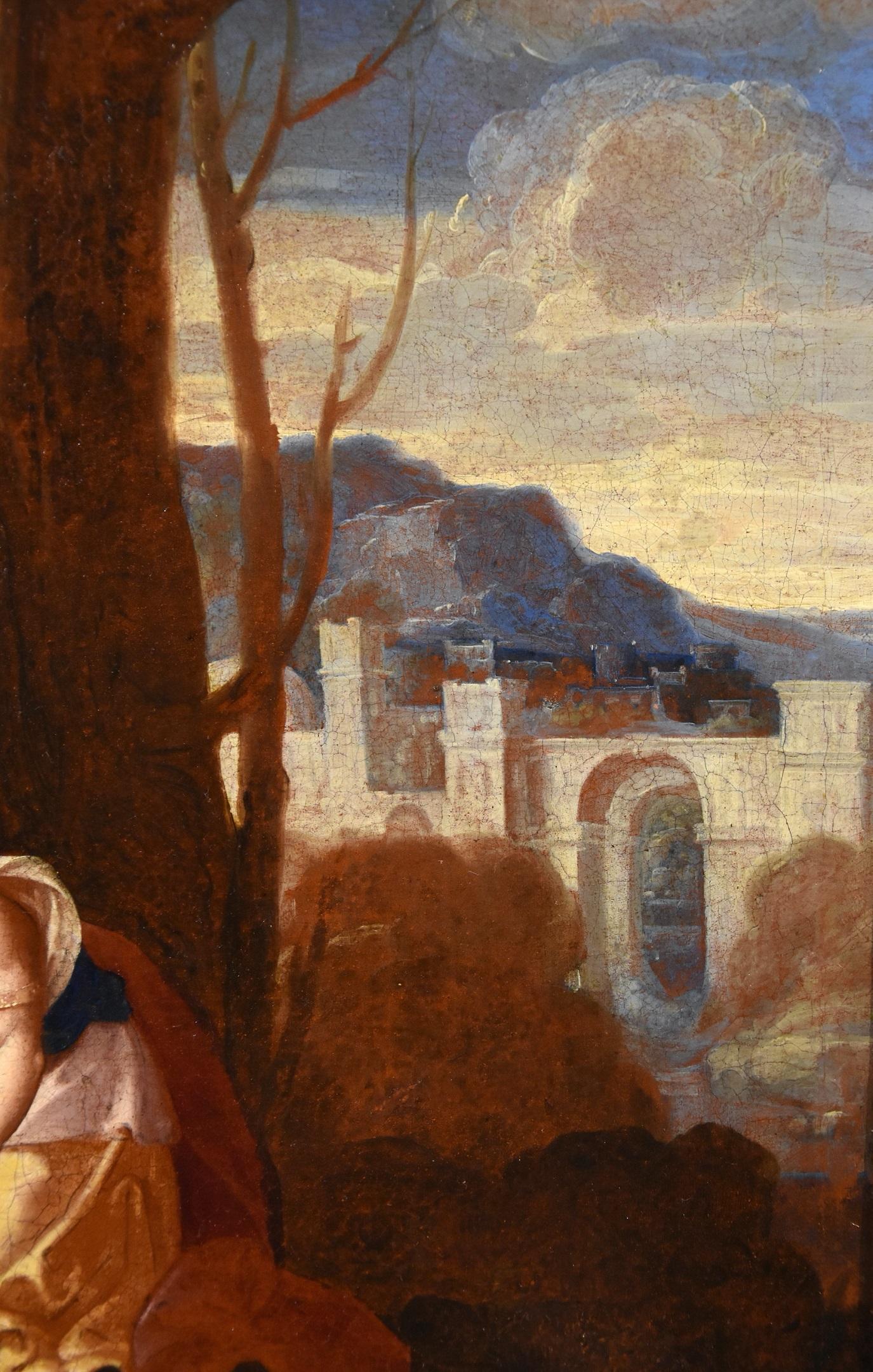 Poussin Moses Landschaft Alter Meister Öl auf Leinwand Gemälde 17. Jahrhundert Italien Kunst im Angebot 14