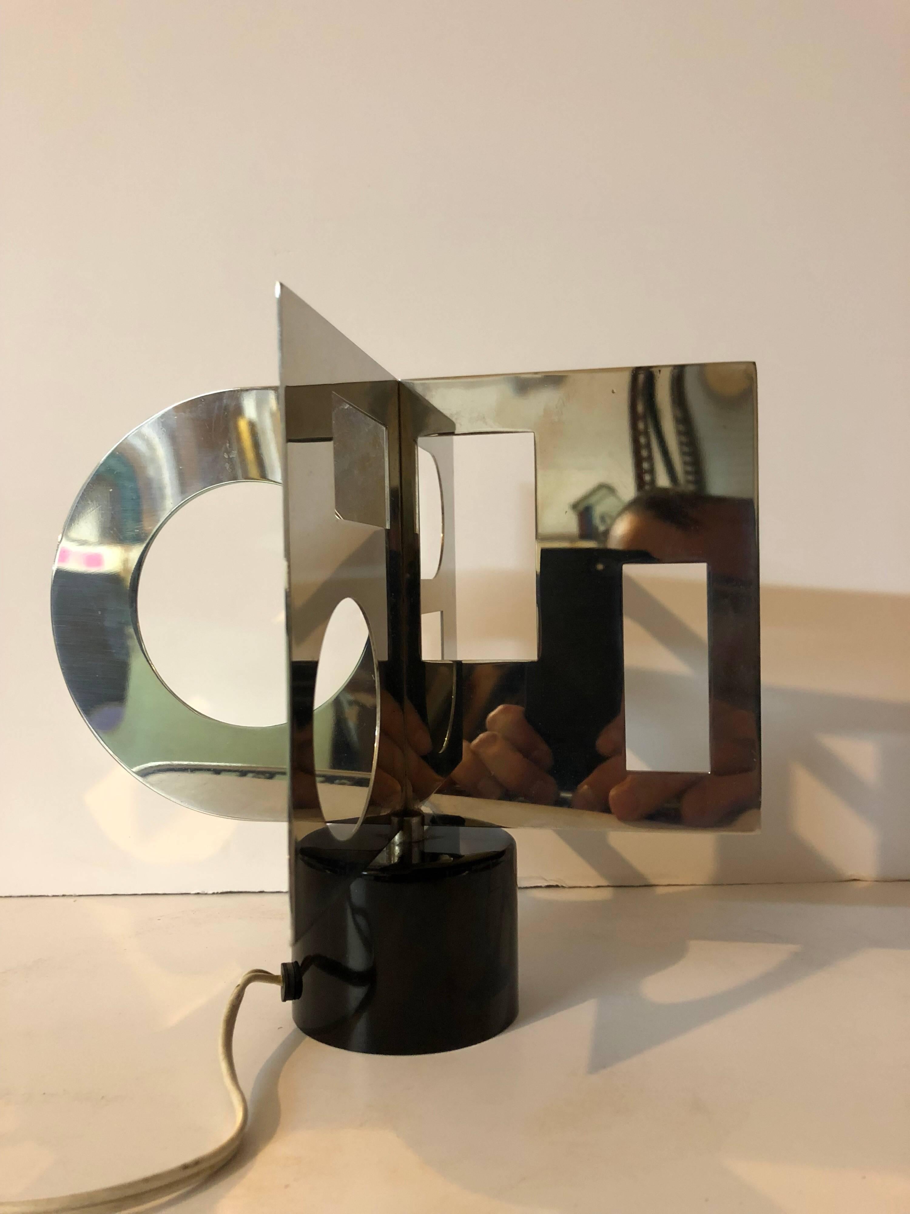 Sculpture cinétique motorisée « Minisculpture » Op Art Denise Rene Galerie Paris en vente 2