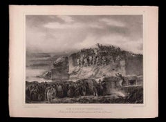 St. Laurent  Originallithographie von N. Toussaint Charlet – Anfang des 19. Jahrhunderts