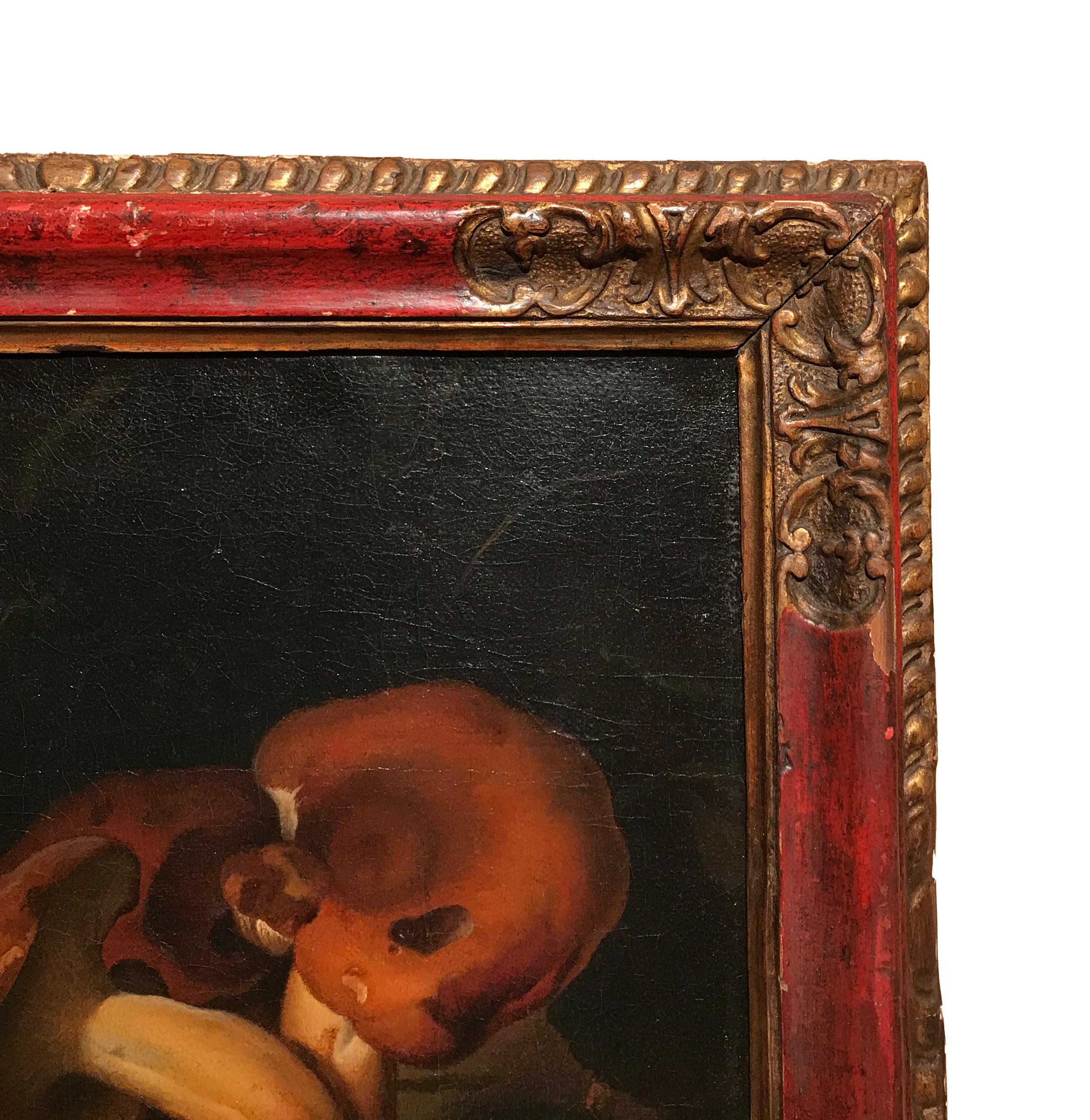 Natura morta con funghi di Nicolas van Houbraken del XVII secolo Olio su tela in vendita 2