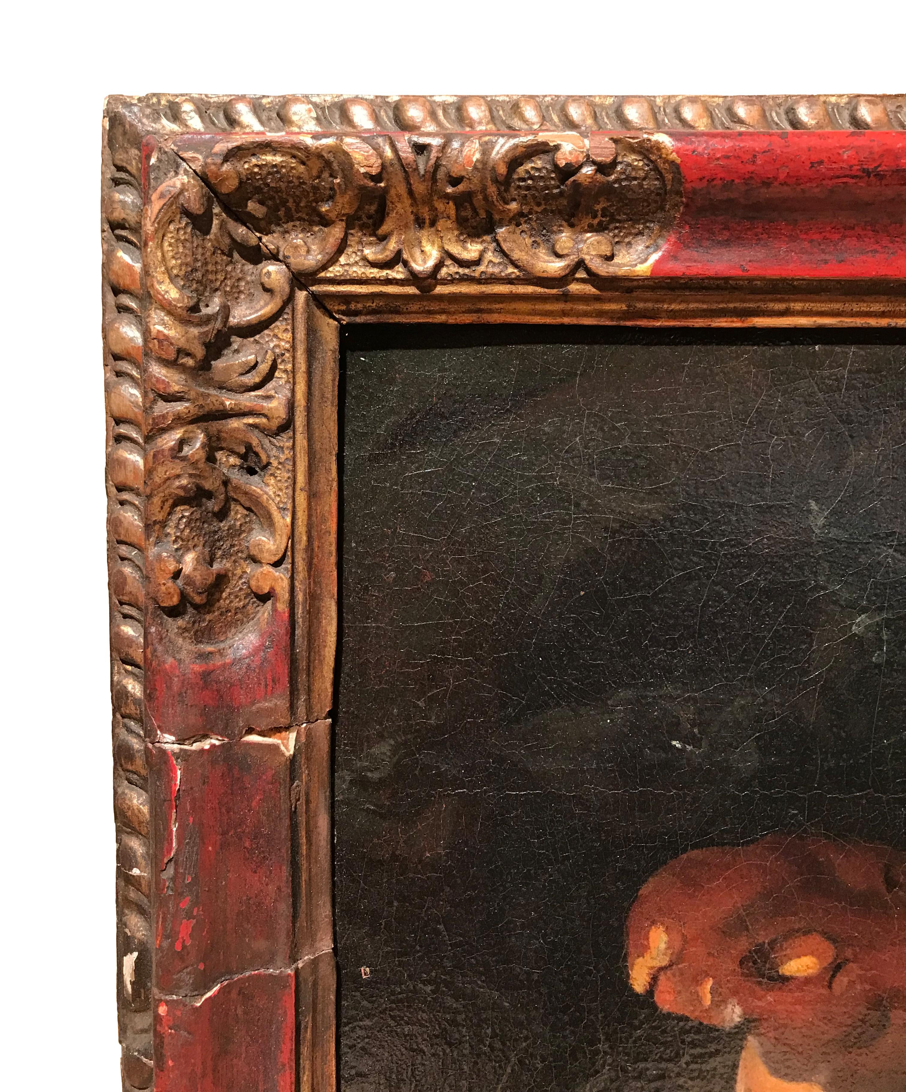 Natura morta con funghi di Nicolas van Houbraken del XVII secolo Olio su tela in vendita 6