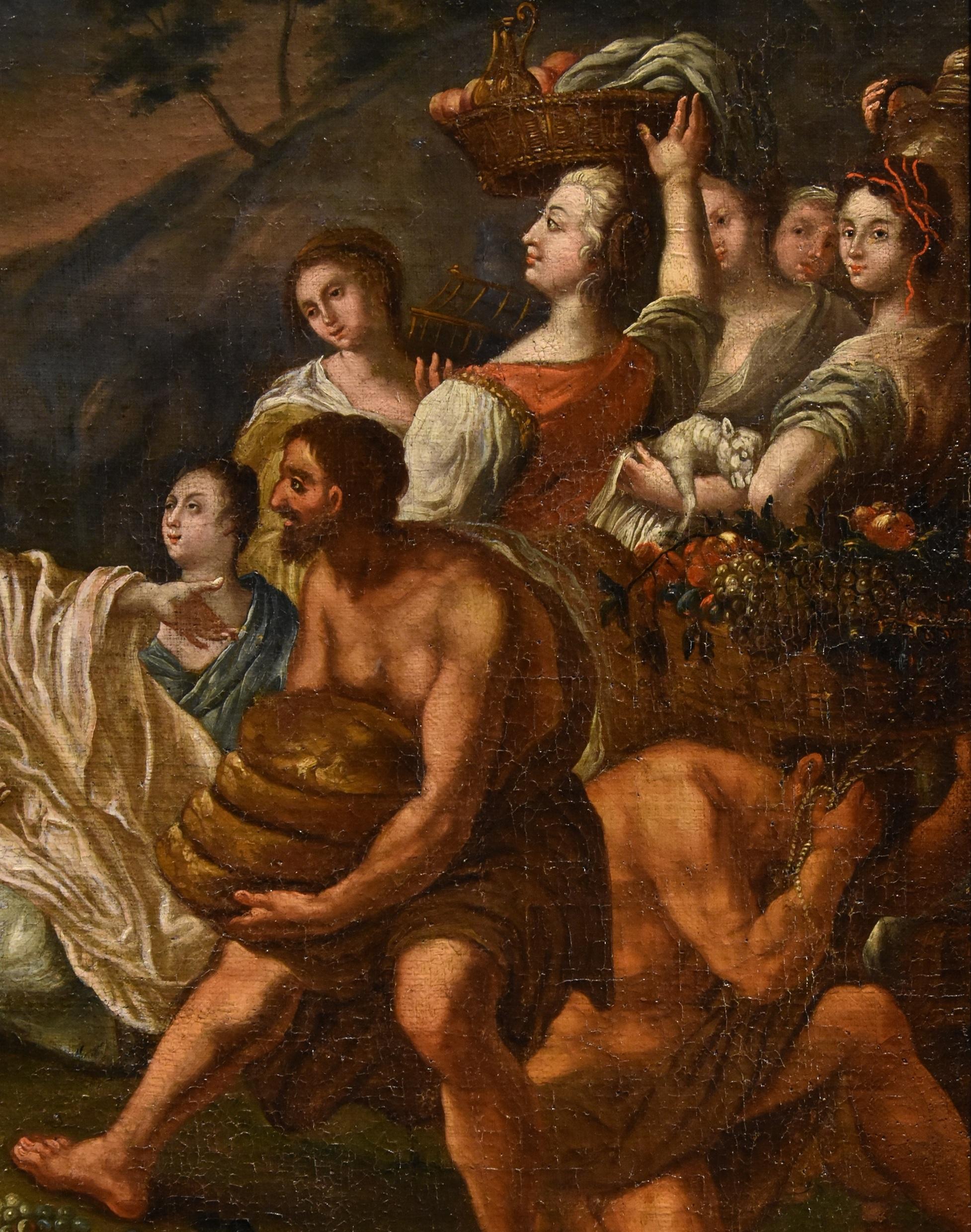 King David Abigail Vleughels Paint 17/18th CEntury Oil on canvas Old master Art For Sale 5