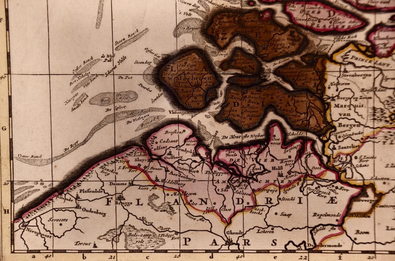 netherlands 16th century map