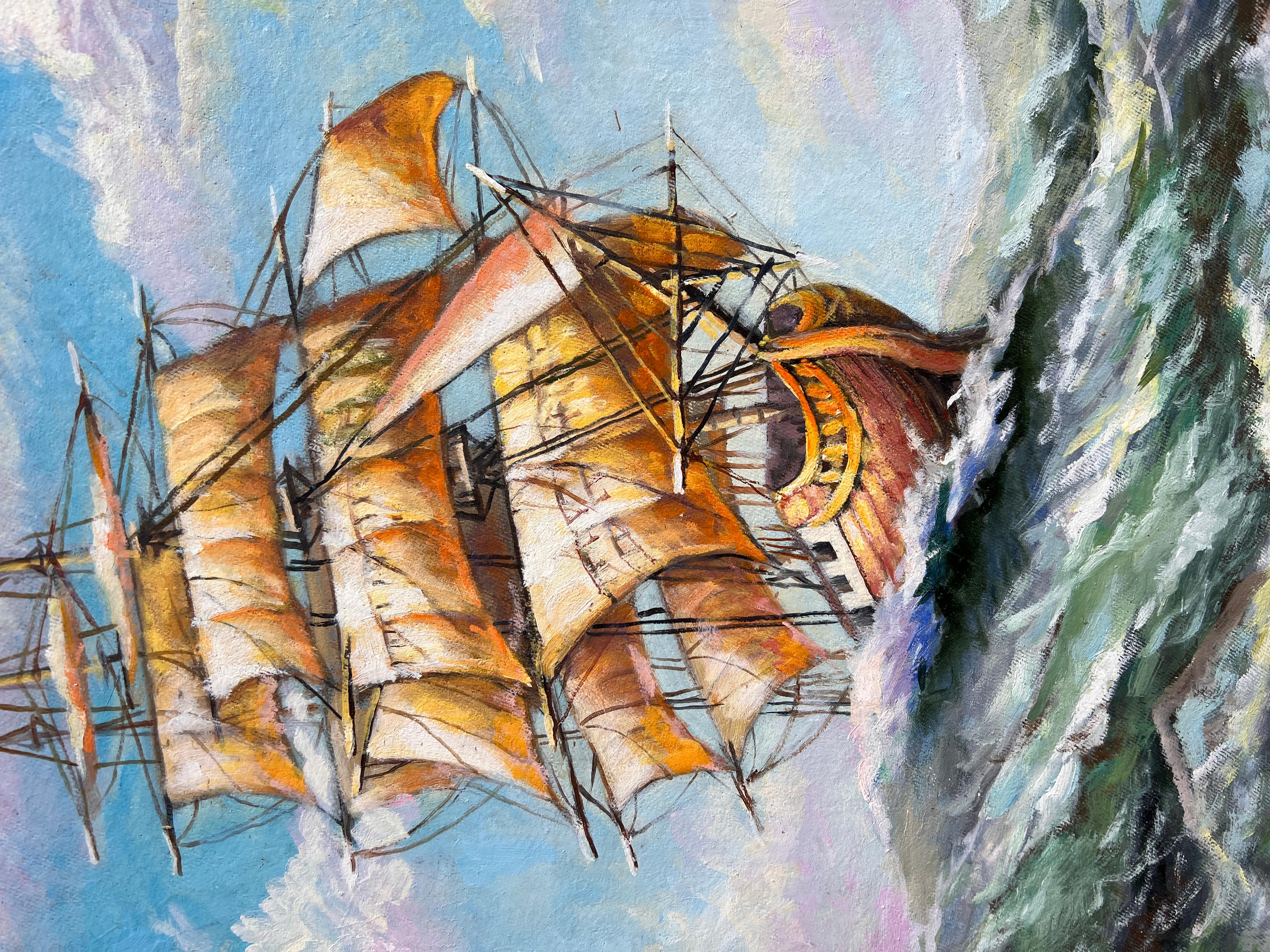 paintings of ships