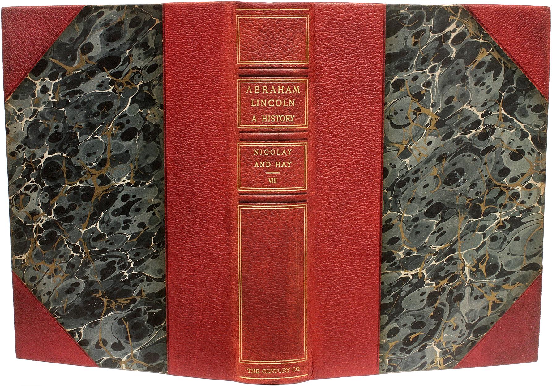 Nicolay & Hay - Abraham Lincoln a History - in the Publisher's Deluxe Binding! In Good Condition In Hillsborough, NJ