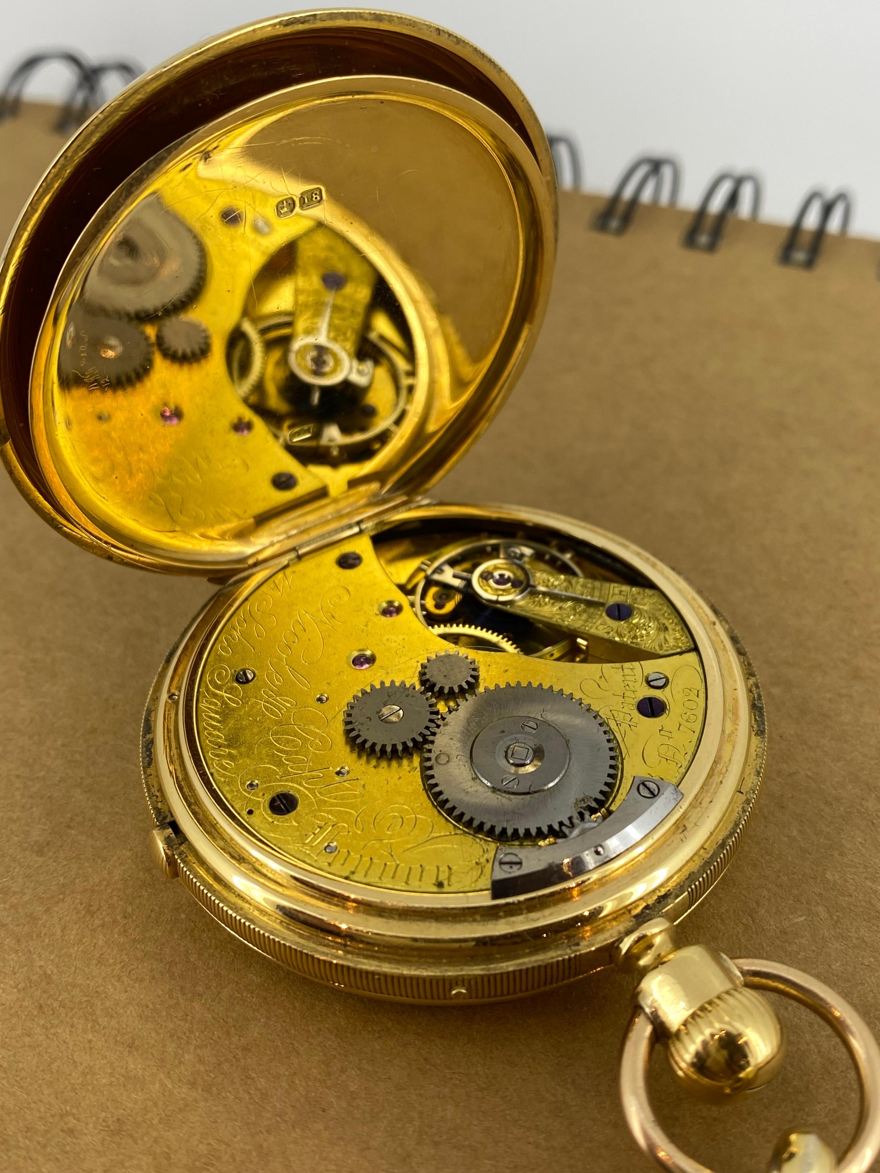 This important centre second Flyback Chronograph
Pocket Watch by Nicole, Nielsen & Co dates back to circa 1864,  
retailed by Mac Donnell & Co, Sydney (signed to the dial)

It is in a great vintage condition & in excellent working order & 
an