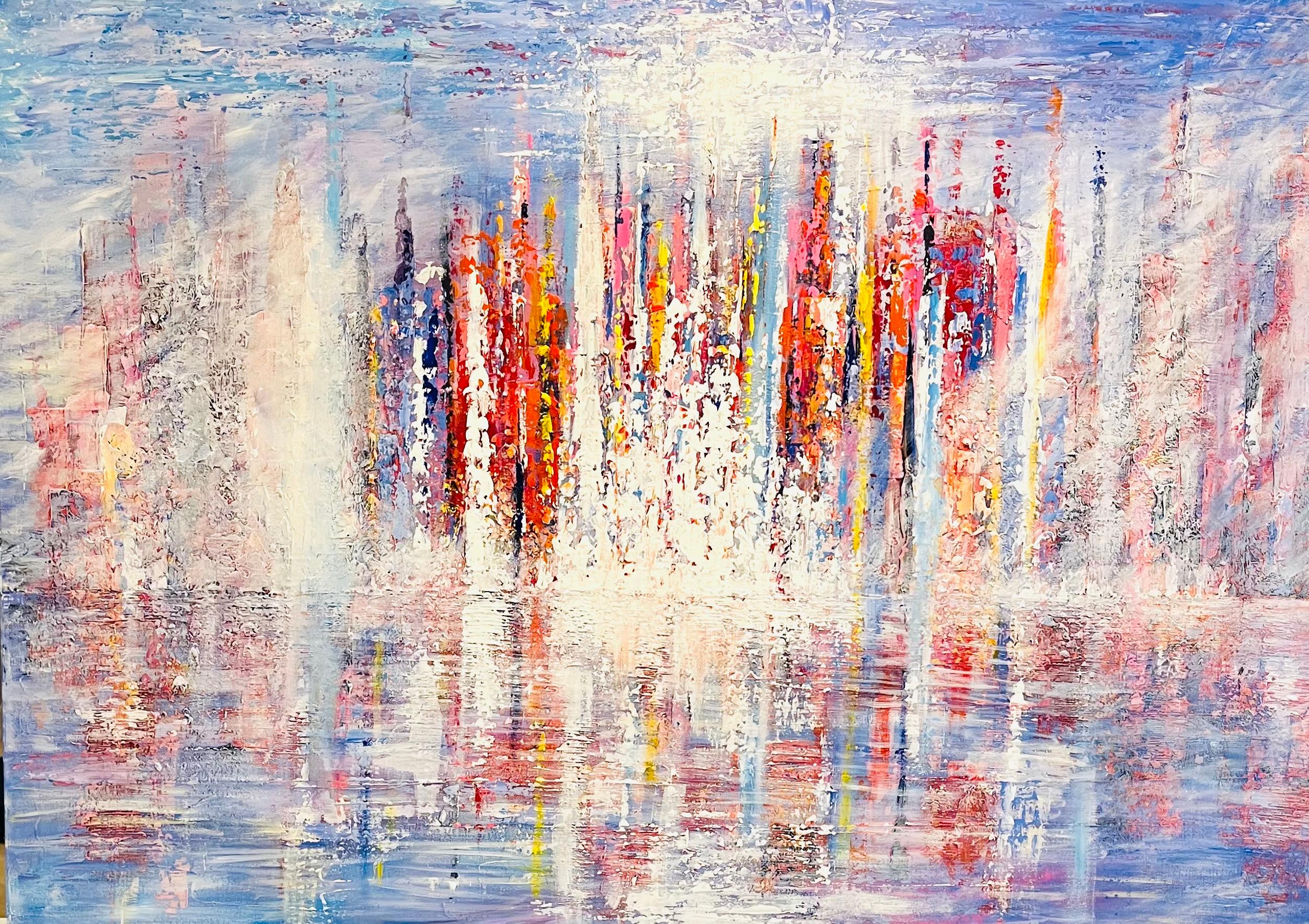Acrílico sobre lienzo con espátula
Obra única firmada abajo a la derecha con un pincel personalizado

Nicole Azoulay es una artista francesa nacida en 1963 que vive y trabaja en París, Francia. Aficionada al arte desde siempre, pinta en su estudio