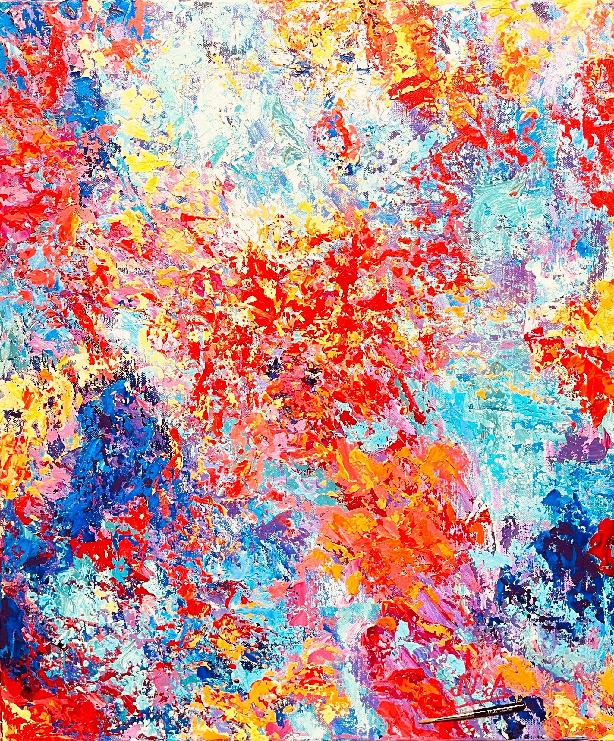Acrylique avec couteau sur toile

Nicole Azoulay est une artiste française née en 1963 qui vit et travaille à Paris. Férue d'art depuis toujours, elle peint dans son Studio situé dans un appartement parisien. Enthousiasmée par tout, elle invite à