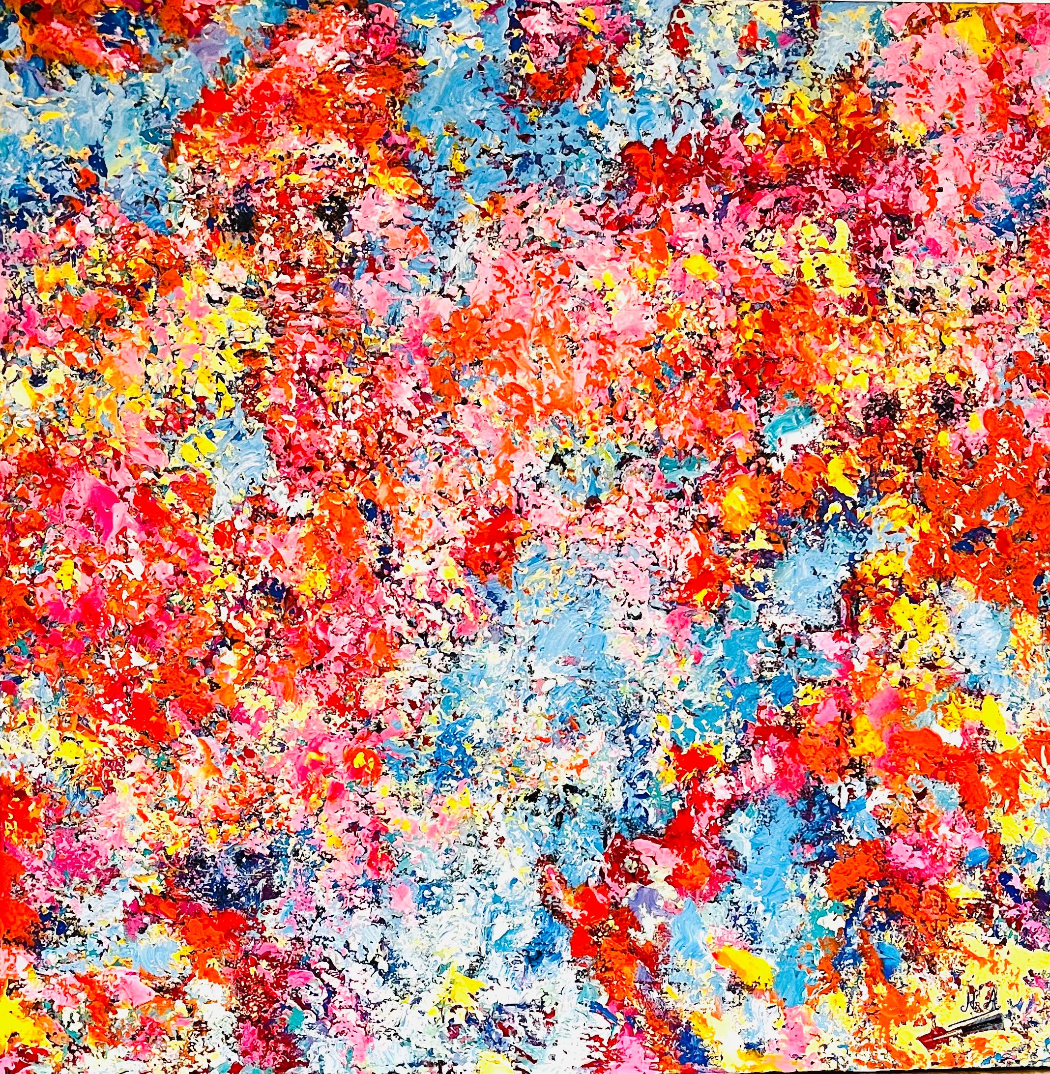 Acrylic with knife on canvas

Nicole Azoulay is a French female artist born in 1963 who lives and works in Paris, France. Ardent about art since always, she paints in her studio in Parisian apartment. Enthused by everything she invites you to think