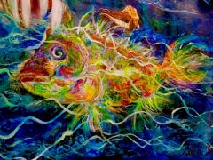 Zeitgenössische zeitgenössische Kunst von Nicole Benjamin - Sonnenfisch