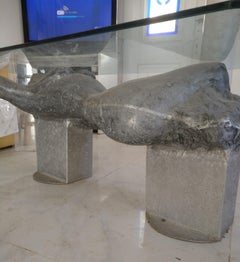 21st Century Contemporary Design Coffee Table in Aluminium Sculpture Casting